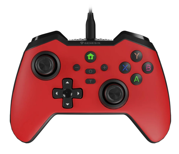 Genesis Mangan 300 Przewodowy czerwony PC/Switch/Mobile - 1204597 - zdjęcie